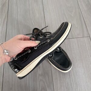 Sperry woMen's Black Boat Shoes size 8